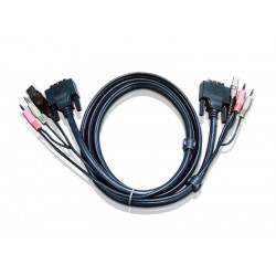 Aten Câble KVM DVI-I USB...